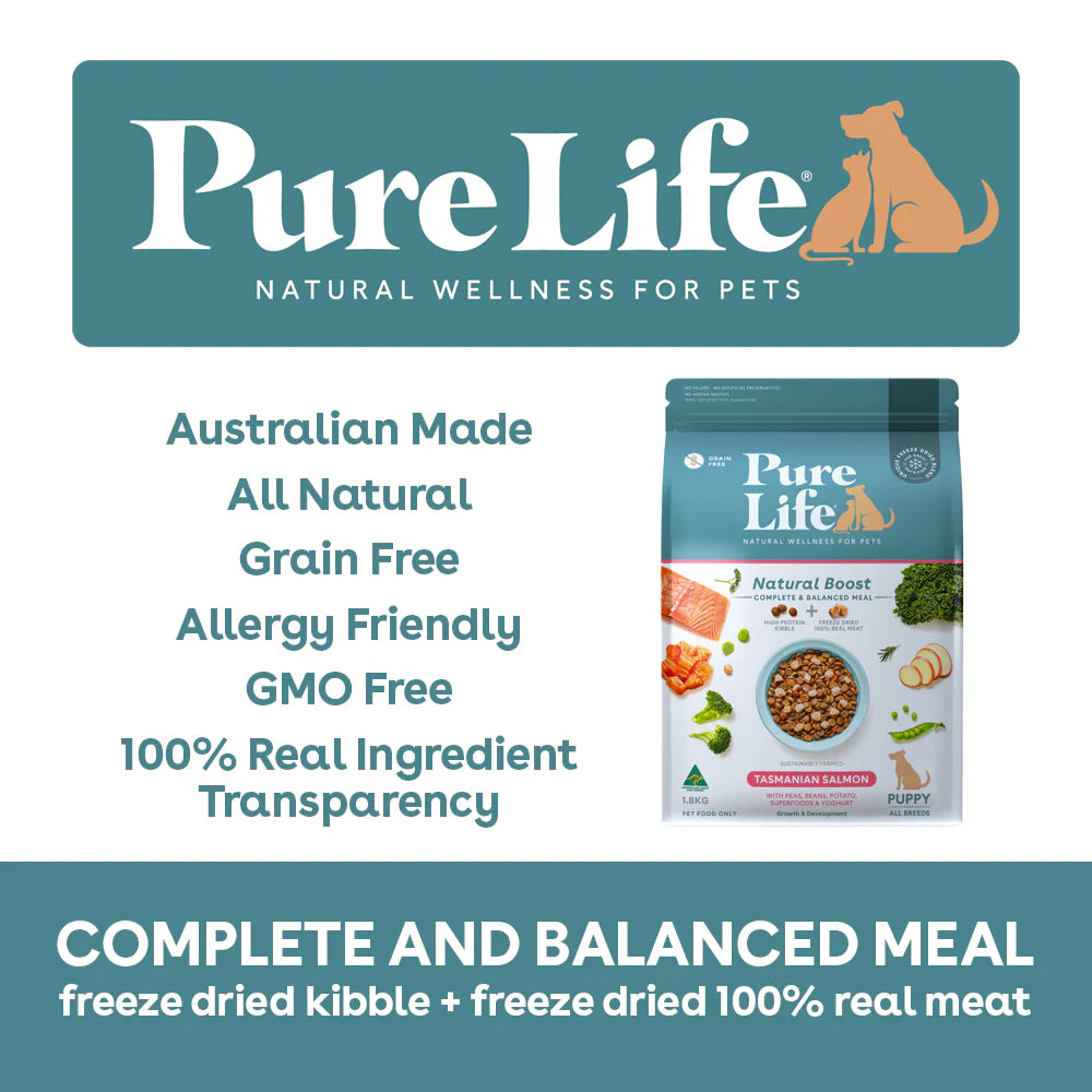 Pure Life Puppy Dry Food Tasmanian Salmon