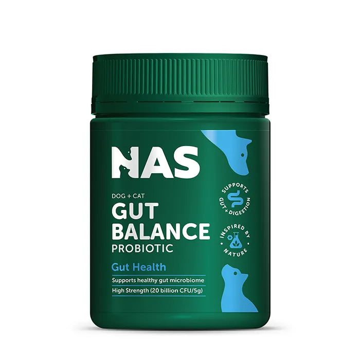 NAS Natural Animal Solutions - Gut Balance Probiotic Natural Blend Supplement