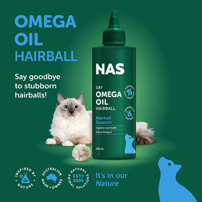 NAS Natural Animal Solutions - Omega Oil – Hairball 200ml