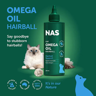 NAS Natural Animal Solutions - Omega Oil – Hairball 200ml