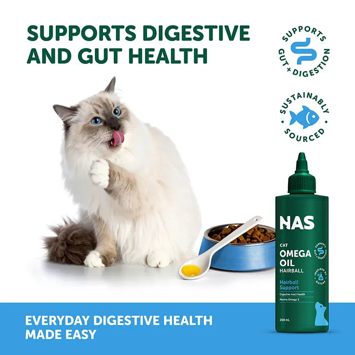 NAS Natural Animal Solutions - Omega Oil – Hairball 200ml