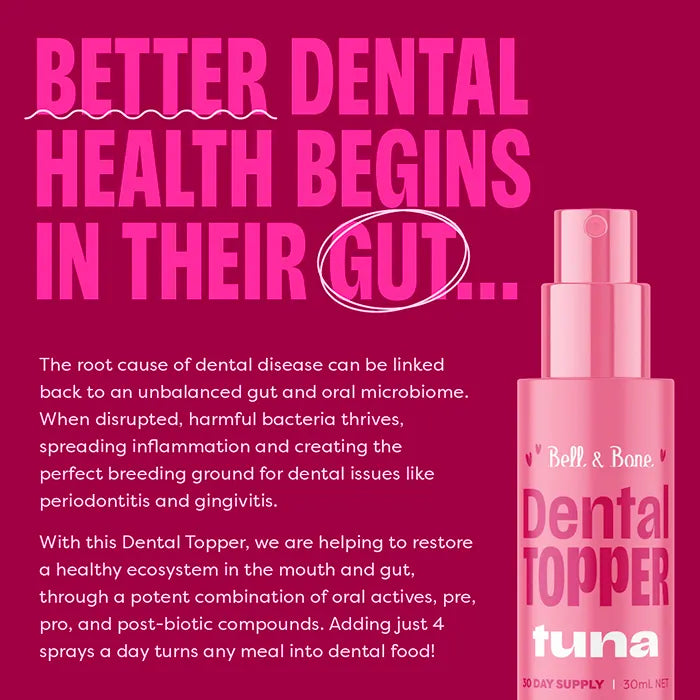Bell and Bone Cat Dental Topper Spray - Tuna 30ml