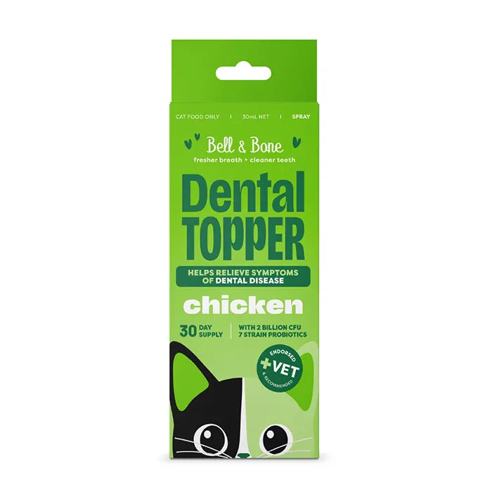 Bell and Bone Cat Dental Topper Spray - Chicken 30ml