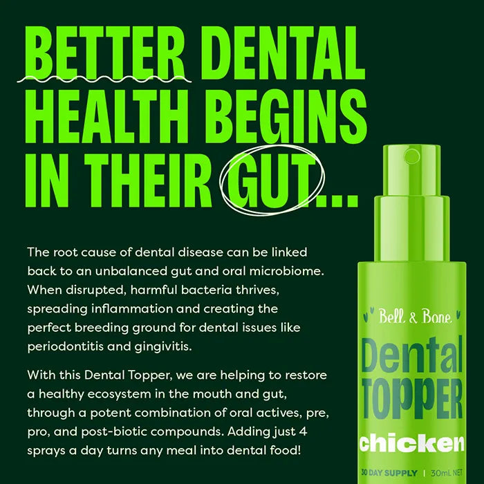 Bell and Bone Cat Dental Topper Spray - Chicken 30ml