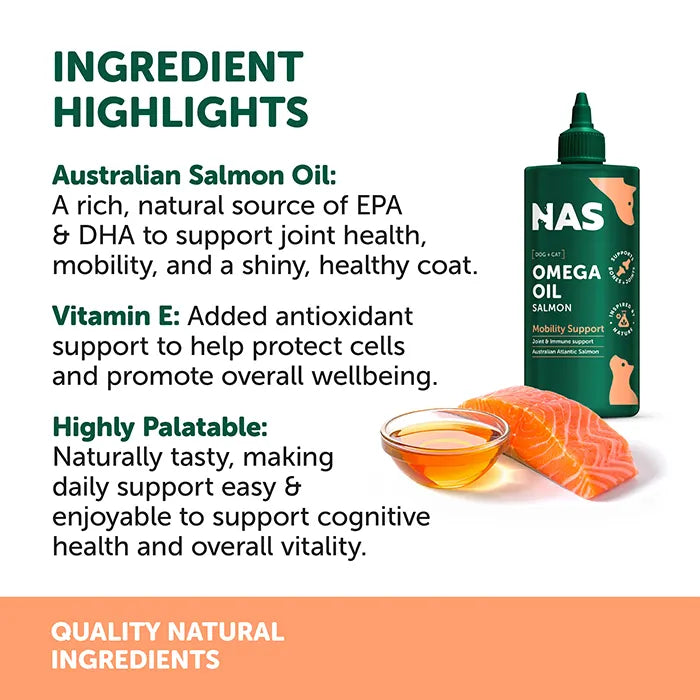 NAS Natural Animal Solutions - Omega Oil – Salmon