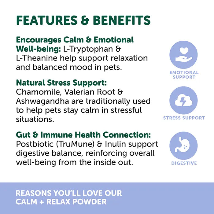 NAS Natural Animal Solutions - Calm & Relax 120g