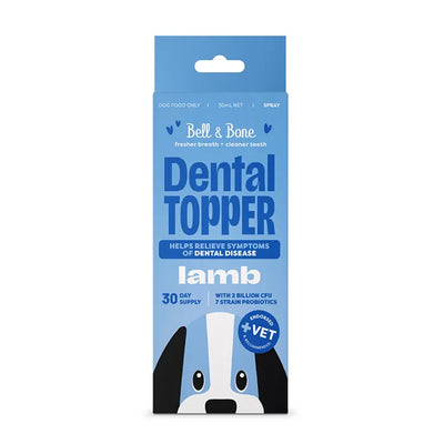 Bell and Bone Dog Dental Topper Spray - Lamb 30ml