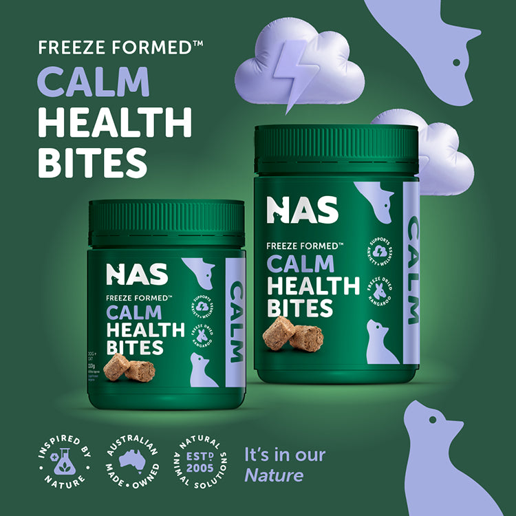 NAS Natural Animal Solutions - Freeze Formed ™ Calm Health Bites For Dogs and Cats