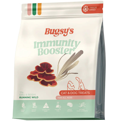 Bugsy's Freeze-Dried Pet Treat - Emu & Reishi 70g
