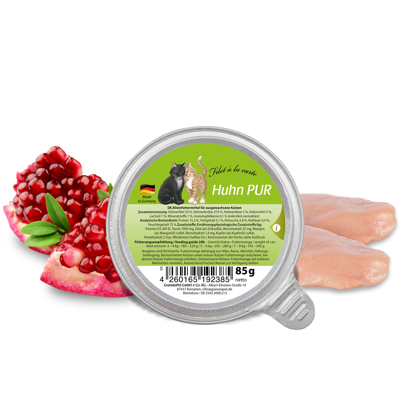 GranataPet Cat Filet á la carte - Chicken Pur 85g