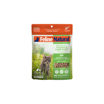 Feline Natural Chicken & Lamb Freeze Dried Cat Food
