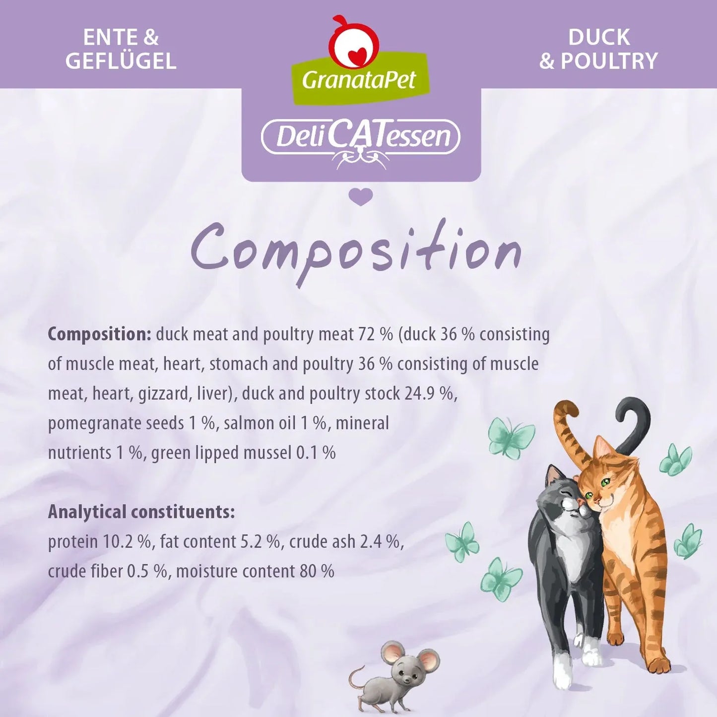 GranataPet Cat Can DeliCATessen - Duck & Poultry