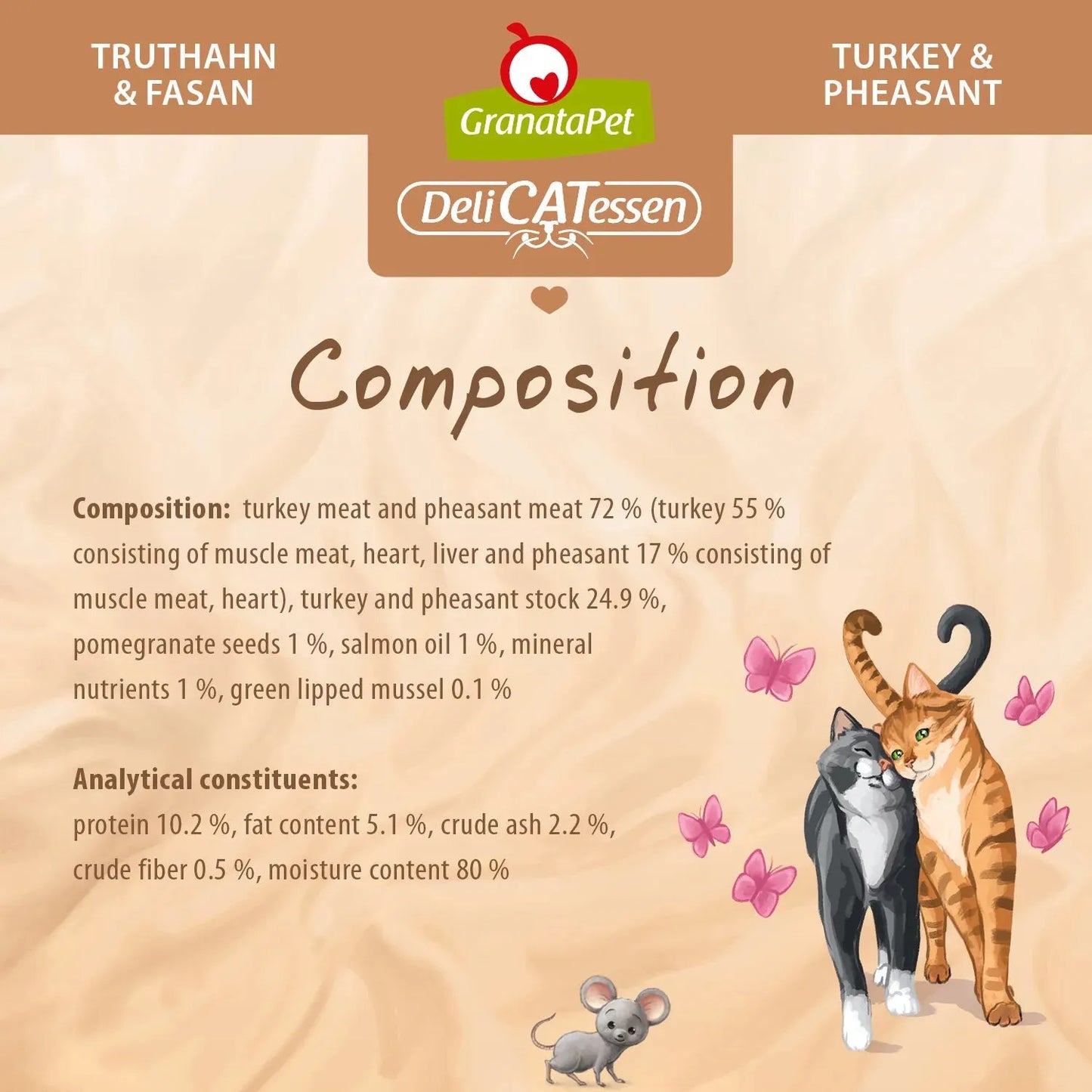 GranataPet Cat Can DeliCATessen - Turkey & Pheasant