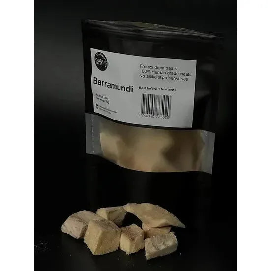 GOGO TREATS - Freeze-Dried Barramundi 30g