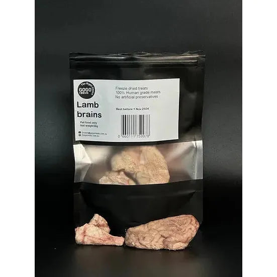 GOGO TREATS - Freeze-Dried Lamb Brains 30g