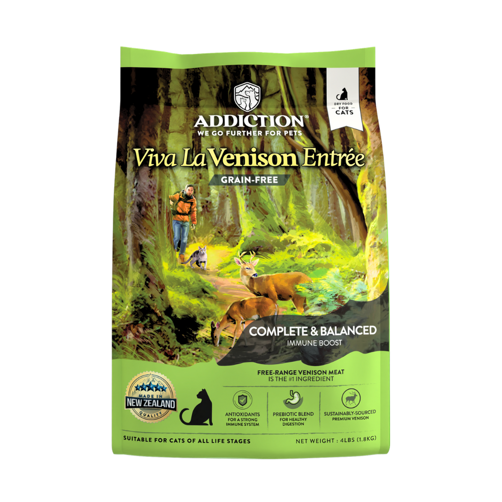 Addiction Cat Dry Food Viva La Venison 1.8kg
