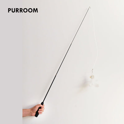 PURROOM Retractable Cat Teaser Cat Toy