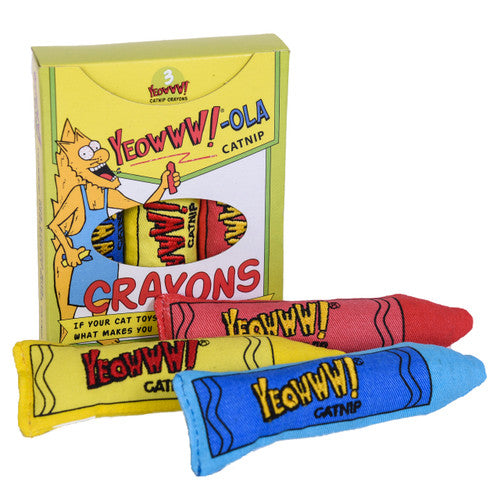 Yeowww! Catnip Cat Toy -Ola Crayons