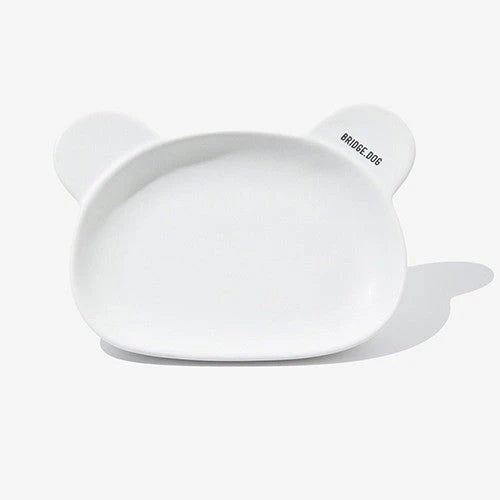 BRIDGE.DOG BEAR DISH WHITE (MATTE)