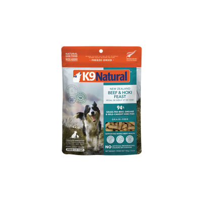 K9 Natural Hoki & Beef Freeze-Dried Topper 100g