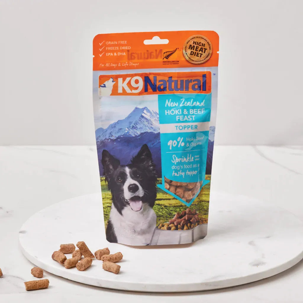 K9 Natural Hoki & Beef Freeze-Dried Topper 100g