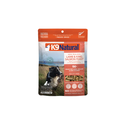 K9 Natural Lamb & King Salmon Freeze-Dried Topper 100g