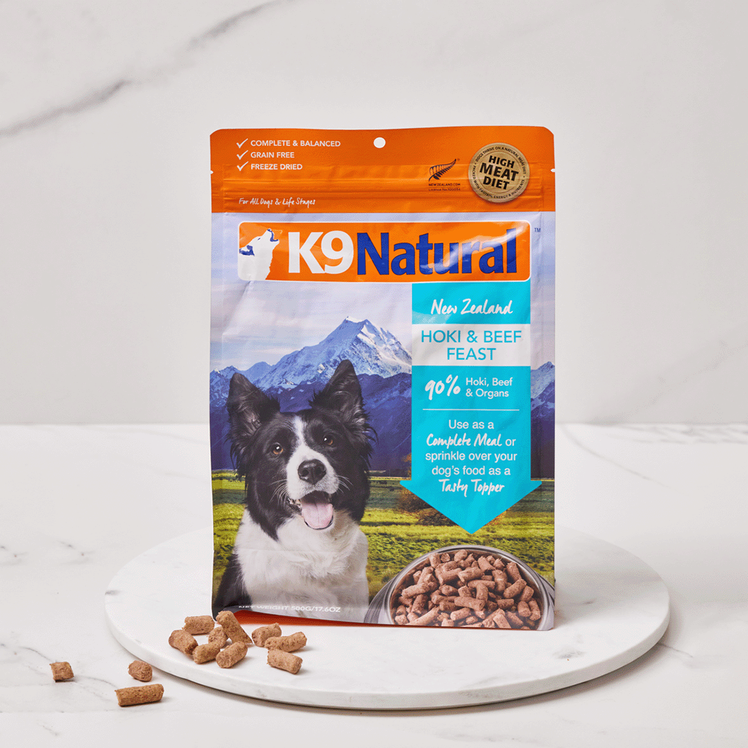 K9 Natural Hoki & Beef Feast Freeze-Dried Dog Food