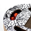 M-Pets URBANSTYLE Freestyle Cat Scratcher - Black & White