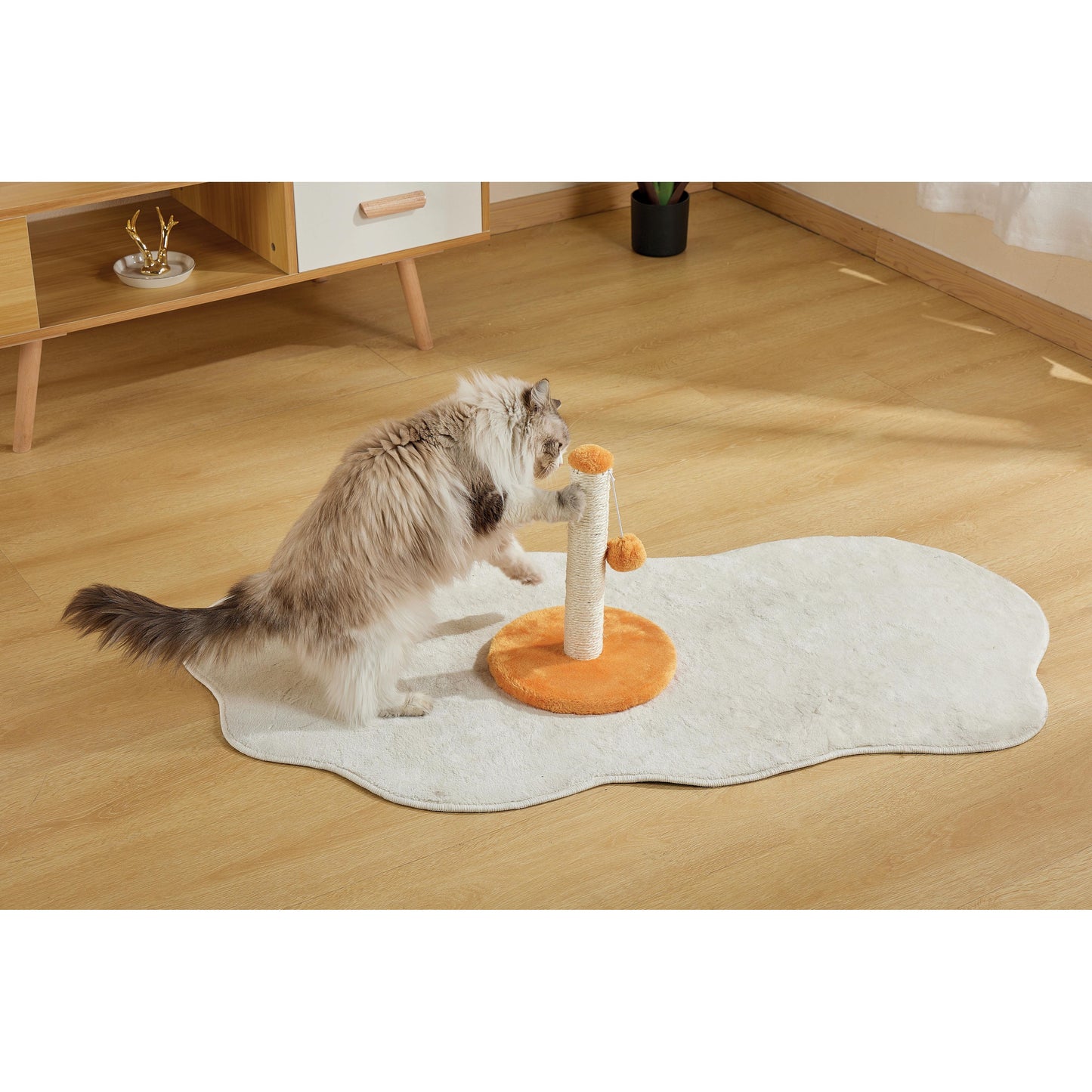 M-Pets MY FIRST CAT TREE Pompom - Orange