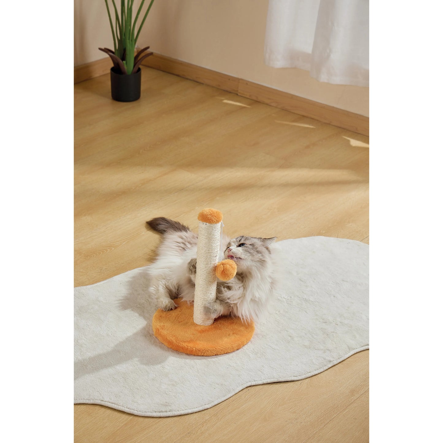 M-Pets MY FIRST CAT TREE Pompom - Orange