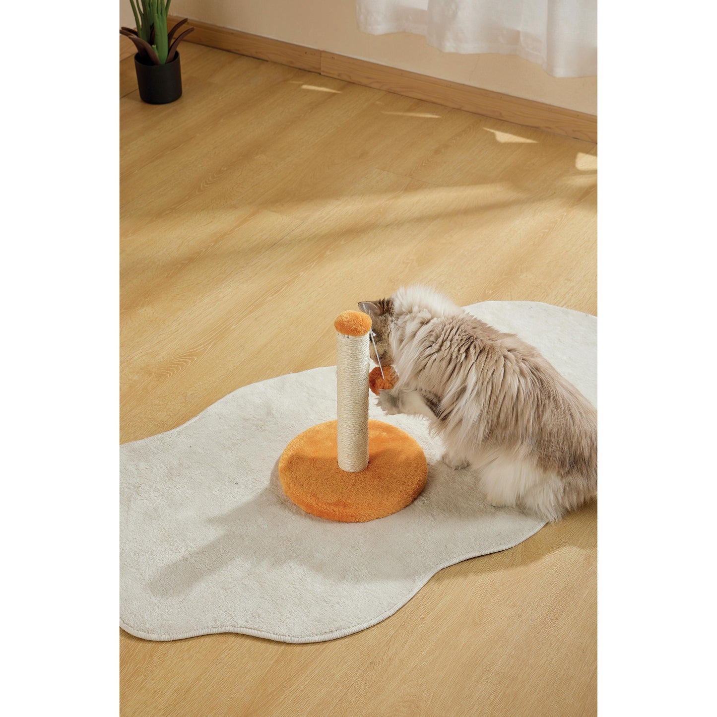 M-Pets MY FIRST CAT TREE Pompom - Orange