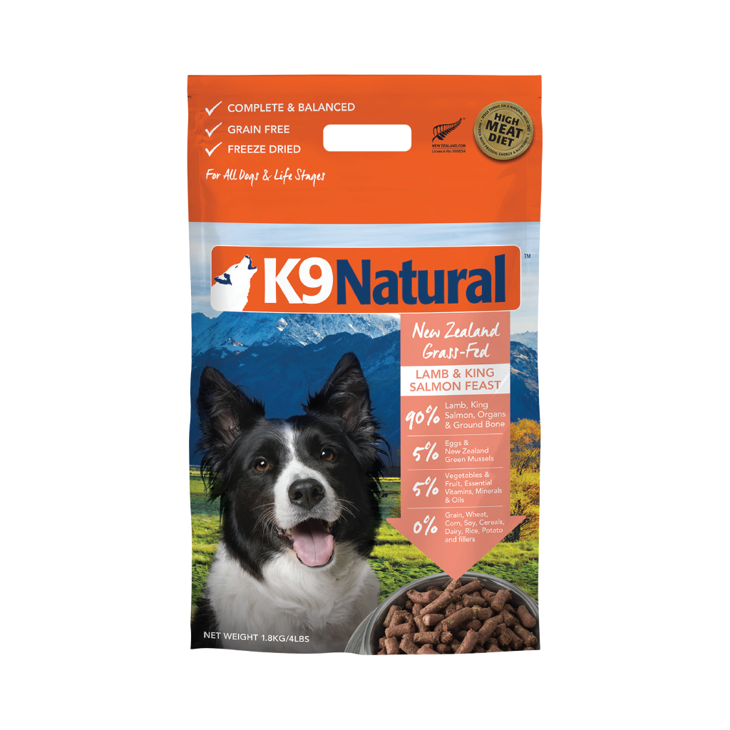 K9 Natural Lamb & King Salmon Feast Freeze-Dried Dog Food