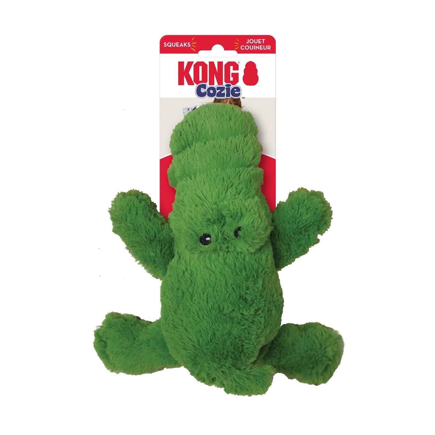 KONG Plush Dog Toy Cozie Ali Alligator
