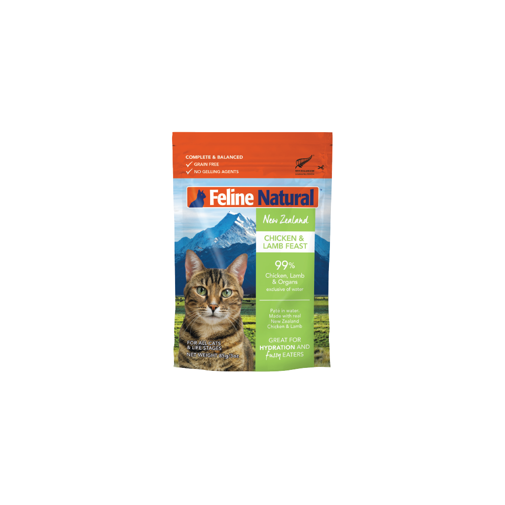 Feline Natural Variety Box Pouch Cat Food 85g x 12