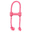 KONG Dog Toy Puppy Goodie Bone With Rope XSmall Assorted Color