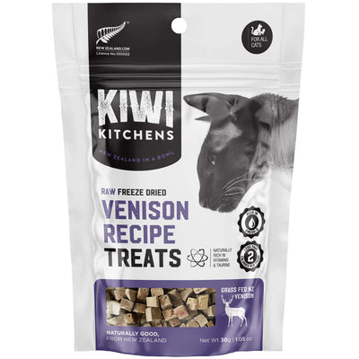 KIWI KITCHENS Freeze-Dried Cat Treat Venison Receipe 30g