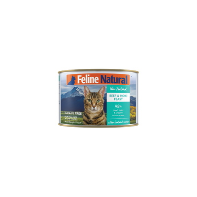 Feline Natural Beef & Hoki Feast Canned Cat Food