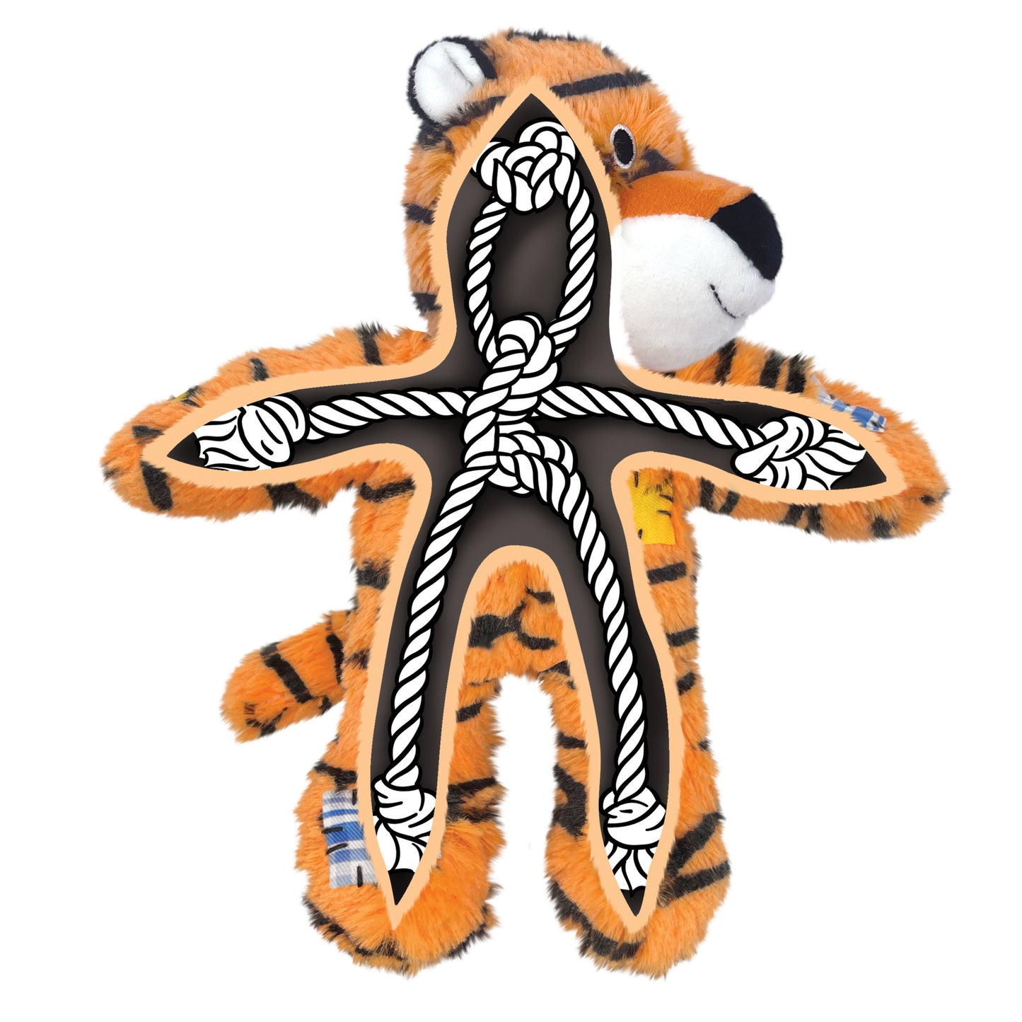 KONG Dog Toy Wild Knots Tiger