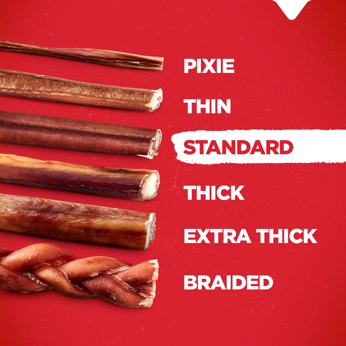 Natural Farm Dog Treat Large Bully Sticks 4Pack