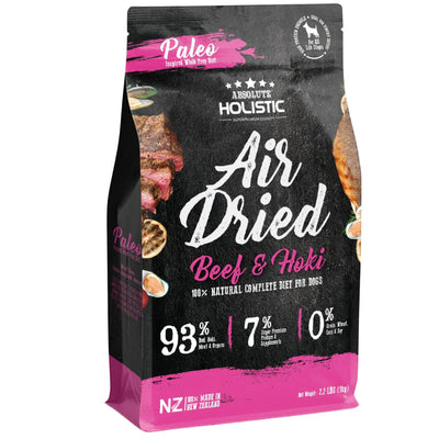 Absolute Holistic Air Dried Dog Food | Beef and Hoki 1Kg