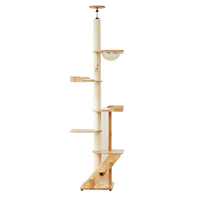 Petsbelle Babel II Solid Wood Cat Tree PS1404