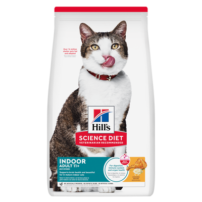 Hill's Science Diet Adult Cat Dry Food Adult 11+ Indoor Chicken Recipe 3.17kg