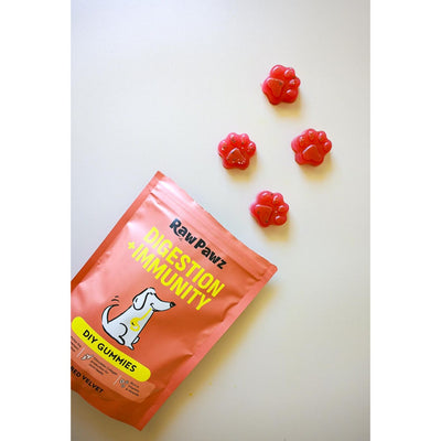 Raw Pawz DIY Gummies Digestion Beetroot & Collagen 90g