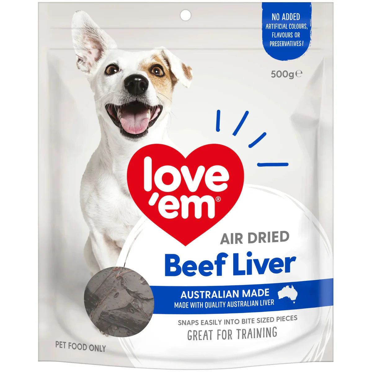 Love Em Dog Treats Air Dried Beef Liver