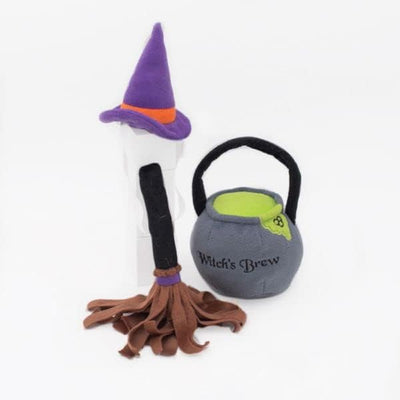 Zippypaws Dog Toy Halloween Costume Kit - Witch