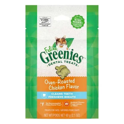 GREENIES Feline Dental Cat Treats Oven Roasted Chicken