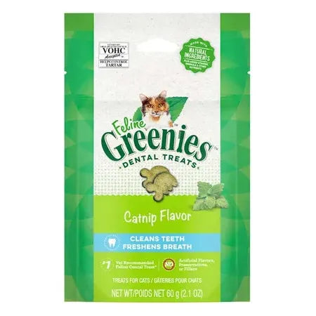 GREENIES Feline Dental Cat Treats Catnip