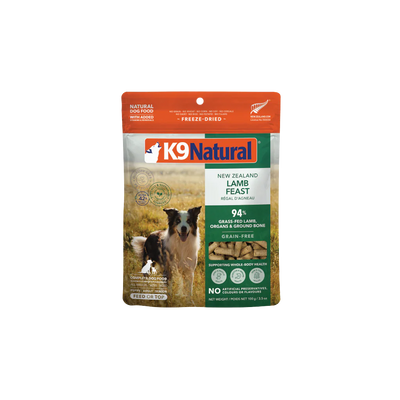 K9 Natural Lamb Feast Freeze-Dried Topper 100g