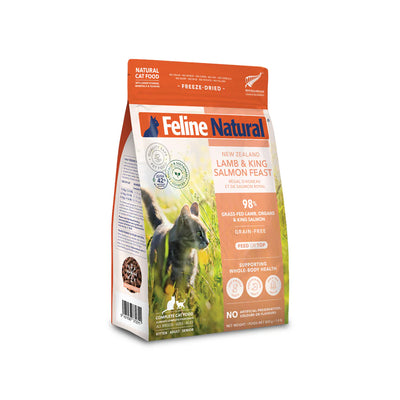Feline Natural Lamb and King Salmon Freeze Dried Cat Food