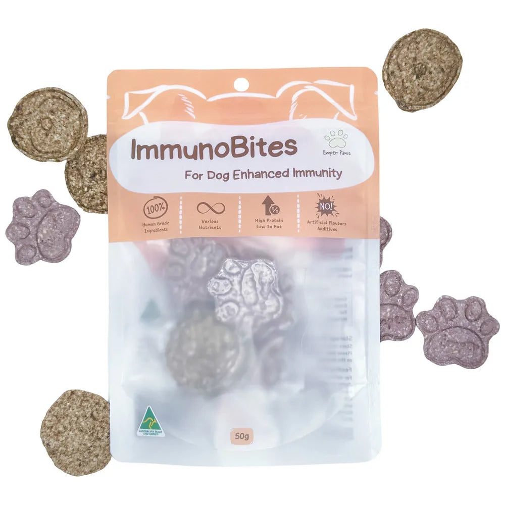 Emper Paws - ImmunoBites 50g - Clear Dog Treats